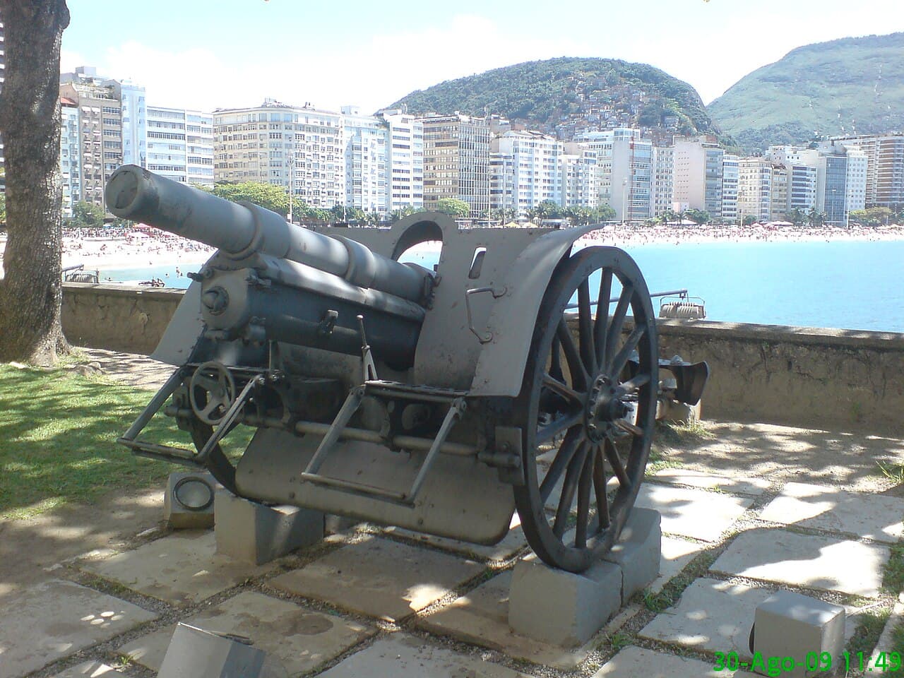 Copacabana beach and the Copacabana Fort, Rio de Janeiro
