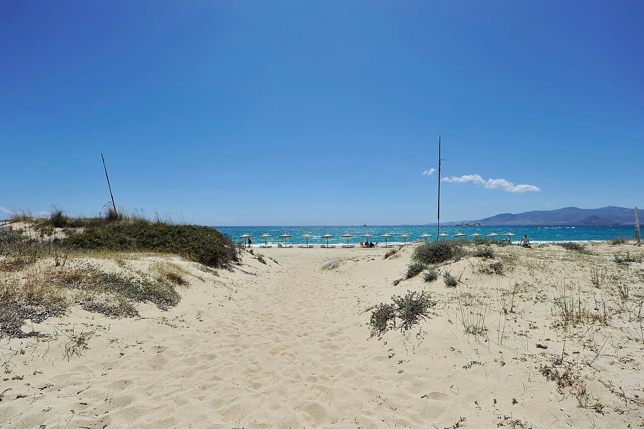 Plaka beach, Naxos