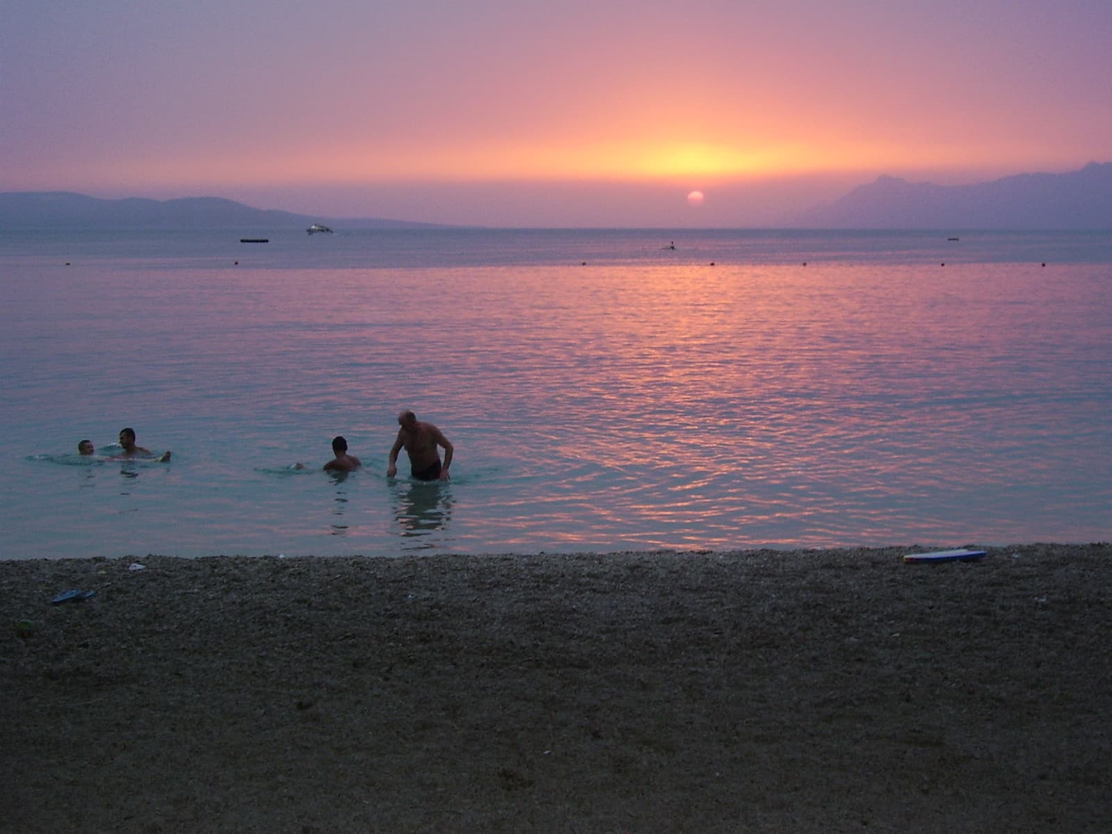 The Makarska waterfront, over Brac, Split to Dubrovnik Road Trip