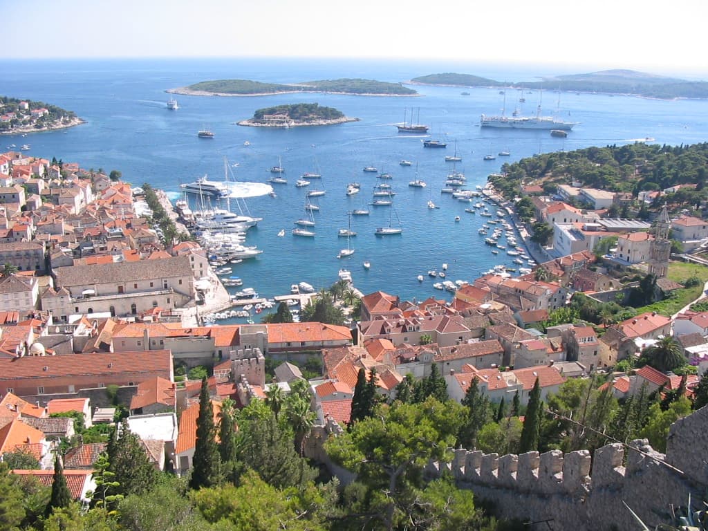 Hvar by catamaran from Split, Croatia
